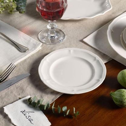 Villeroy & Boch Manoir 18 Piece Dinnerware Set, Creamy White | Porcelain - Image 7