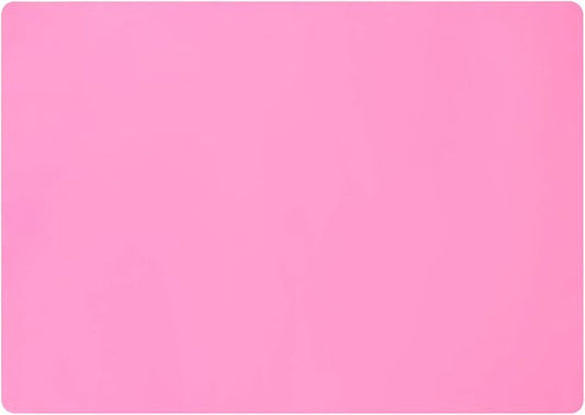 Gartful Extra Large Silicone Mats for Countertop, 28" by 20" Multipurpose Mat, Counter Table Protector, Desk Saver Pad, Placemat Nonstick Nonskid Heat-Resistant Pad, Pink