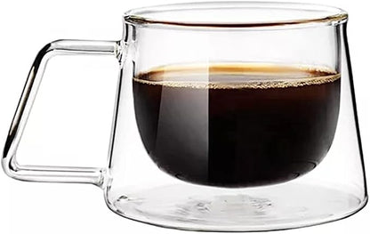 M Kae Home, Double Wall Glass Cup, 200 ml by Unknown