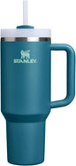 STANLEY Quencher H2.0 Flow State Tumbler, 40 oz, Coastal Teal | Handle and by Unknown