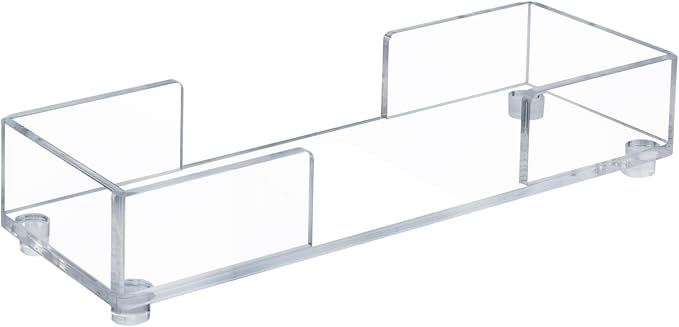 MyGift Clear Acrylic Z-Fold Paper Towel Holder Dispenser Tray, Countertop | by MyGiftHome