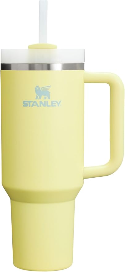STANLEY Quencher H2.0 Flow State Tumbler, 40 oz, Pomelo | Handle and Straw | by Unknown