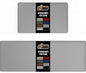 GORILLA GRIP 2 Pack Comfortable Cushioned Kitchen Mats for Floor, 17x29 + 17x59, Waterproof and Stain Resistant, 1/2 Inch Thick Soft Ergonomic Standing Desk Anti Fatigue Mat, Foam Supports Feet, Gray