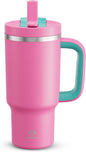 ENCOOL 32 oz Tumbler with Handle and Straw: Stainless Steel Insulated Tumbler by ENCOOL
