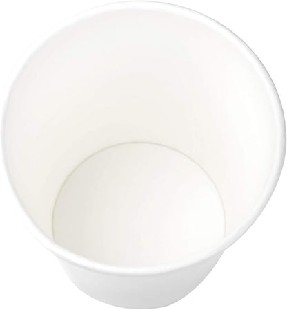 Karat 10 oz Paper Coffee Cup White Disposable Cup - Image 6