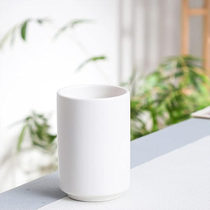 Japanese Style Ceramic Tea Cup, Handleless Ceramic Mug, Matte Glazed Couple Cup - Image 5