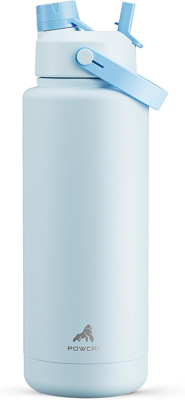 POWCAN 40 oz Insulated Water Bottle by POWCAN