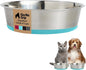GORILLA GRIP Dog Bowl, Holds 4 Cups, Food Grade 304 Stainless Steel Food and by Unknown