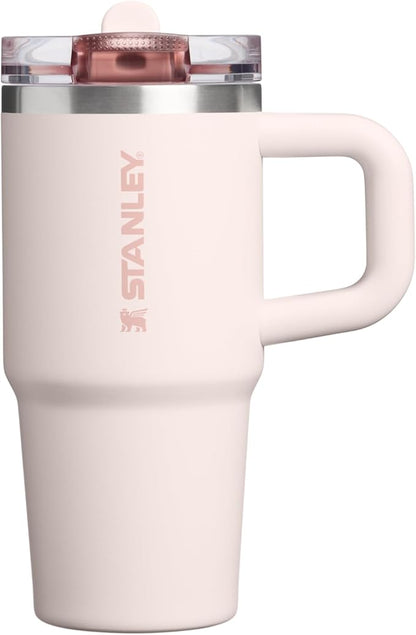 STANLEY Quencher ProTour Flipstraw Tumbler, 14 oz, Rose Quartz | Built-In Straw by Unknown