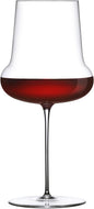 NUDE Red Wine Glass, Ghost Zero Belly – Crystal Large Long Stem Red Wine Glass for Medium to Full Bodied Red Wines, Bulbous Bowl with Tapered Rim, Lead-Free, 24.25 oz