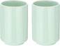 HARFINGTON 2pcs Japanese Ceramic Tea Cups 8oz / 240ml Simple Solid Color No by HARFINGTON