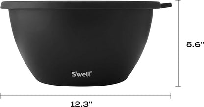 S'well Stainless Steel Salad Bowl Kit XL 184oz, Includes 5oz Canister - Image 3