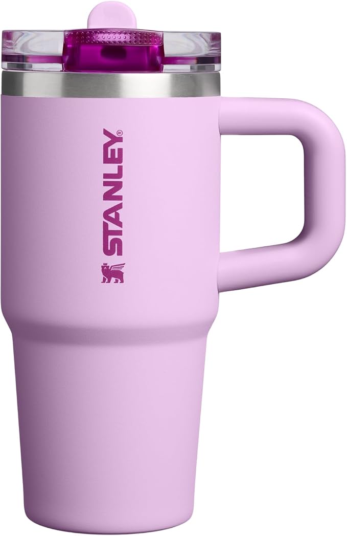 STANLEY Quencher ProTour Flipstraw Tumbler, 14 oz, Soft Orchid | Built-In Straw by Unknown