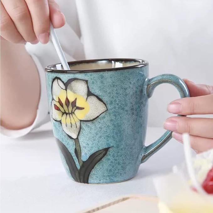 Ceramics 12oz Coffee mugs, Coffee cups, Tea mugs, Kiln Glazing Process - Image 7