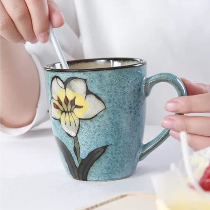Ceramics 12oz Coffee mugs, Coffee cups, Tea mugs, Kiln Glazing Process - Image 7
