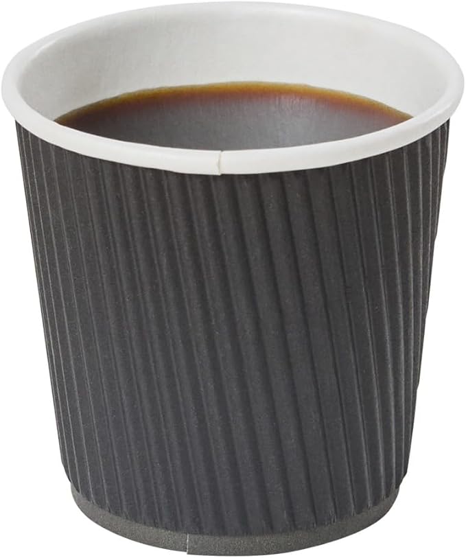 500-CT Disposable Black 4-OZ Hot Beverage Cups by Restaurantware