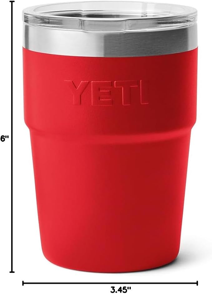 YETI Rambler 16 oz Stackable Tumbler, Vacuum Insulated, Stainless Steel - Image 9