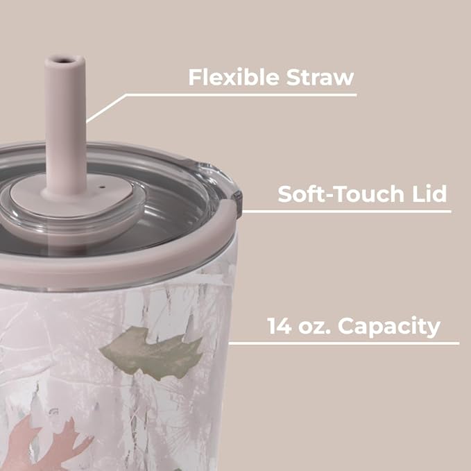 HydroJug Everyday Tumbler 14 oz, Ceramic-Lined Straw Cup - Image 4