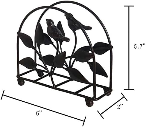 Cast Iron Bird & Tree Classic Napkin Holder/Tabletop Freestanding Tissue - Image 5