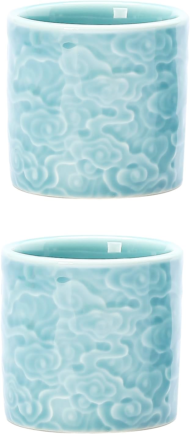 Ceramic Espresso Cups Set of 2 or 4-3oz Demitasse Cups by DicmracyCeramiccups
