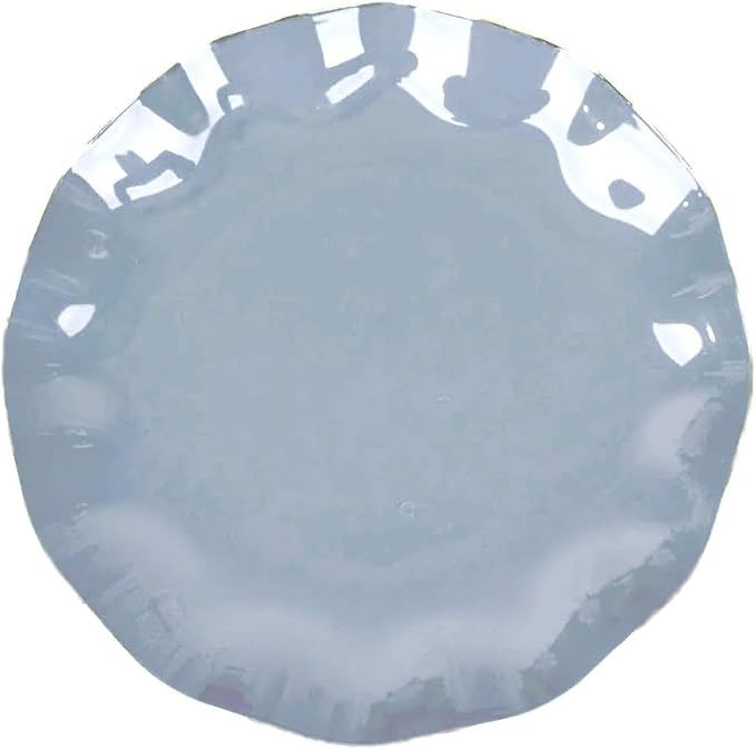 Efavormart 10 Pack | Dusty Blue 6" Round Plastic Dessert Salad Plates, - Image 7
