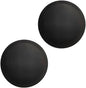 2 Pack Silicone Coasters for Drinks, Round Black Coasters by Unknown