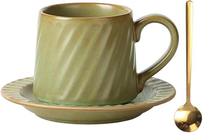 Vintage Ceramic Tea Cup and Saucer Set by Swetwiny