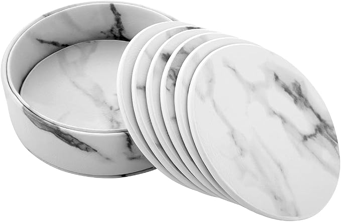 Coaster Round, Coffee Shop, Hotel Non-Slip Drink Pad and Storage Box - Image 3