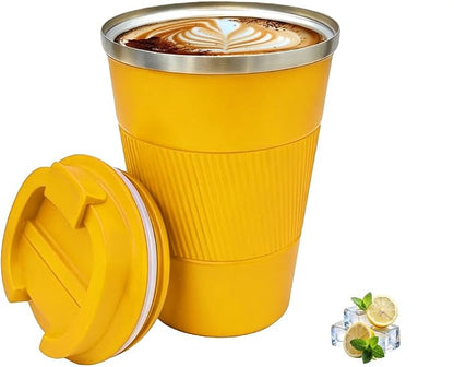 Coffee Mug with Leak Proof Lid, Travel Mug Stainless Steel Tumbler, Double Wall by Unknown