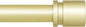 Curtain Rods for Windows 16 to 48 or 60 Inches Max Adjustable Length 1 Inch Diameter Window Curtain Rod with Aluminium Finials, Warm Gold