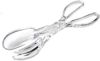 Chef Craft Premium Clear Salad Tongs Heavy Duty Design, 11.25-Inches Long - Image 3