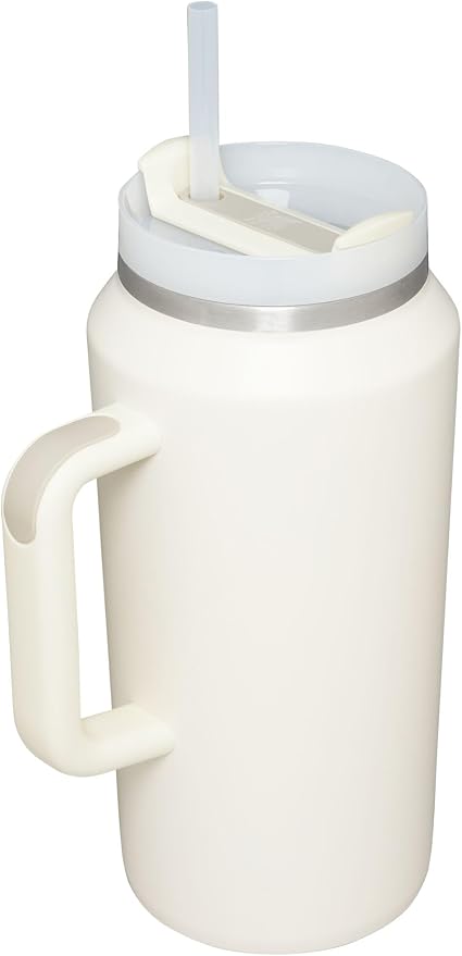 STANLEY Quencher H2.0 Flow State Tumbler, 64 oz, Cream | Handle and Straw | - Image 2