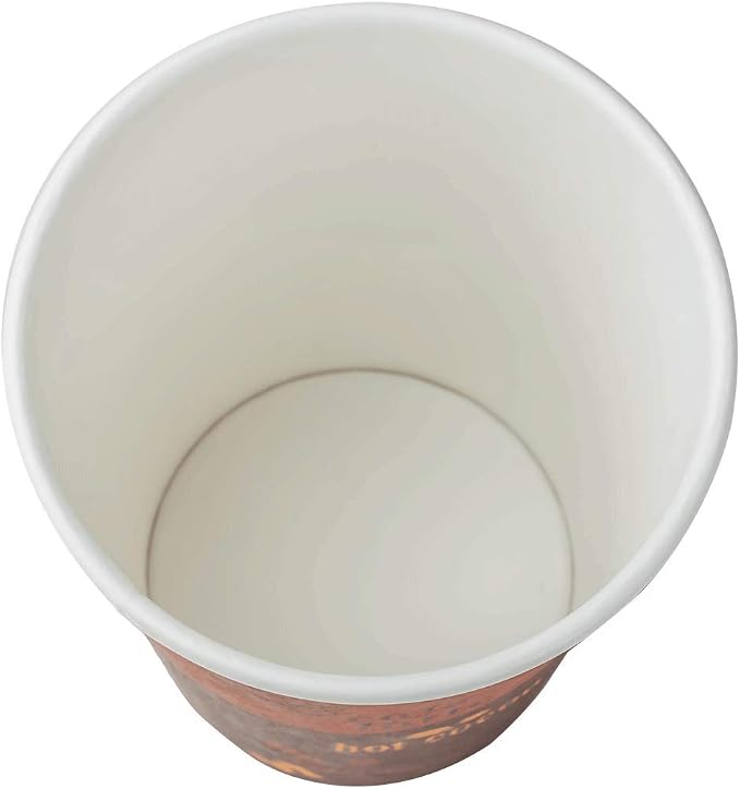 Karat 12 oz Paper Hot Coffee Cups Disposable, Leak-Resistant Double Poly-Lined - Image 4