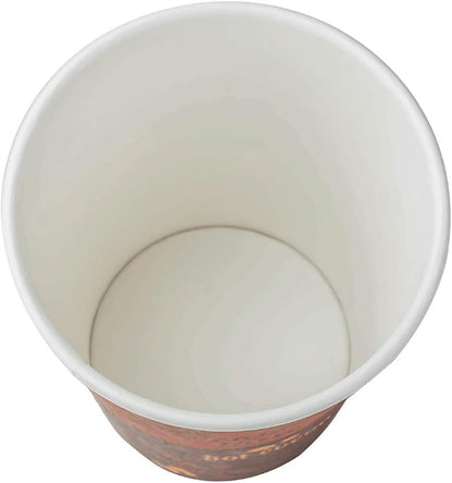 Karat 12 oz Paper Hot Coffee Cups Disposable, Leak-Resistant Double Poly-Lined - Image 4