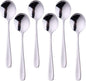 Buyer Star Bouillon Spoon Sets, 7-Inch Round Soup Spoons, Stainless Steel by BuyerStar