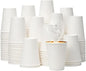 YEEHAW 12 oz 100 Pack White Disposable Paper Coffee Cups | by YEEHAW