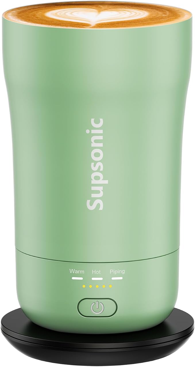 Supsonic Heated Coffee Mug, 14oz Smart Constant Temperature Travel Mug | Heat by Supsonic