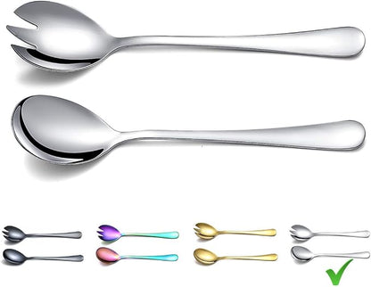 Salad Server Set, Berglander Stainless Steel Salad Serving Set, Salad Servers by Berglander
