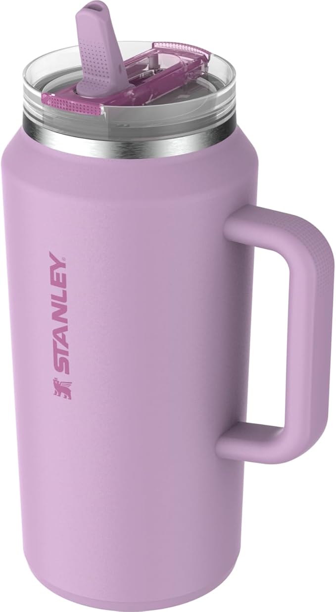 STANLEY Quencher ProTour Flipstraw Tumbler, 64 oz, Soft Orchid | Built-In Straw - Image 3