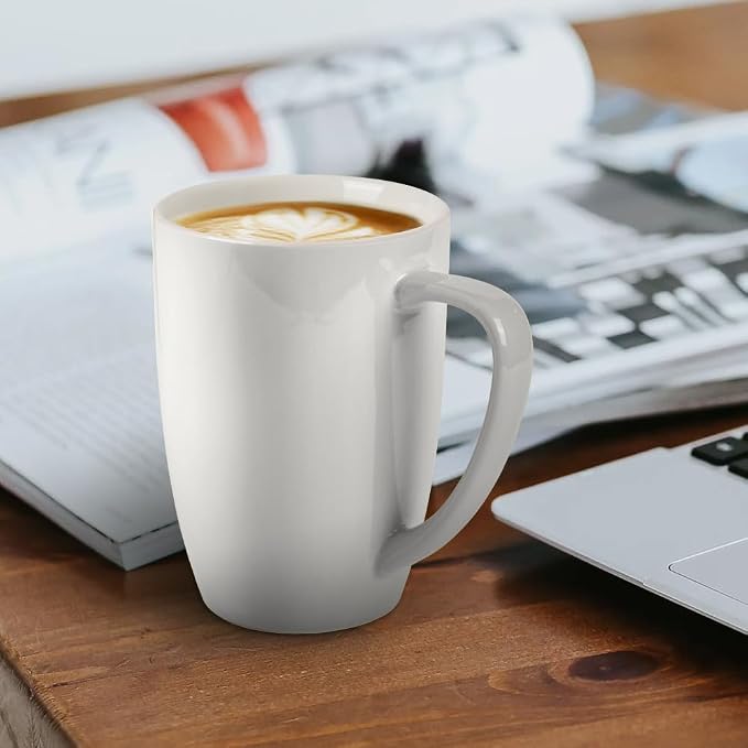 homEdge Porcelain Mug Set, 16 Ounces Cup - Image 5