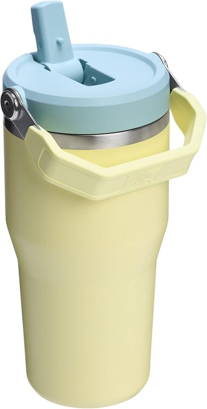 STANLEY IceFlow 2.0 Flip Straw Tumbler, 20 oz, Pomelo | Easy Carry Handle | - Image 3