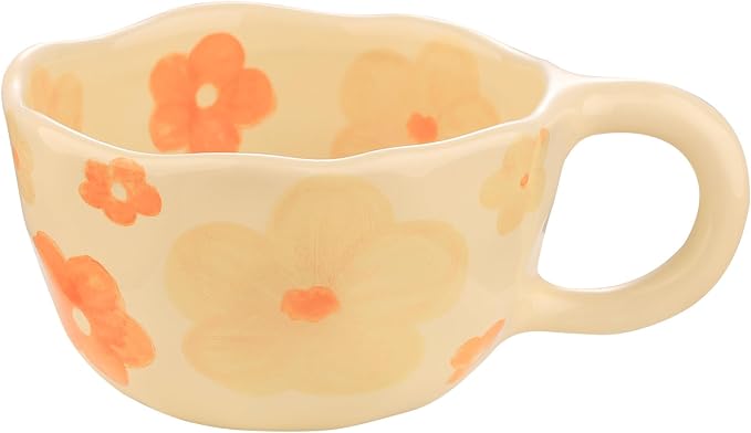 VanEnjoy Ceramic Cup, Cute Coffee Mug, Strawberry Mug, Aesthetic Coffee Mug by VanEnjoy