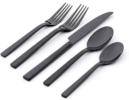 Oneida Chefs Table Midnight Matte 20-Piece Silverware Set by Oneida