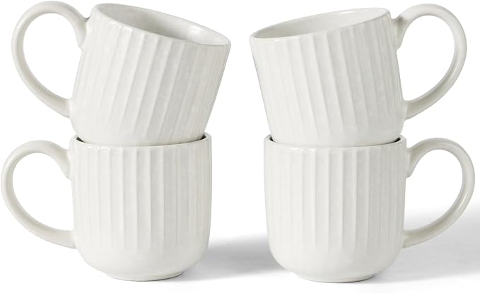 famiware Coffee Mugs Set of 4, Starlight 11 oz Mug Cup Set by Famiware