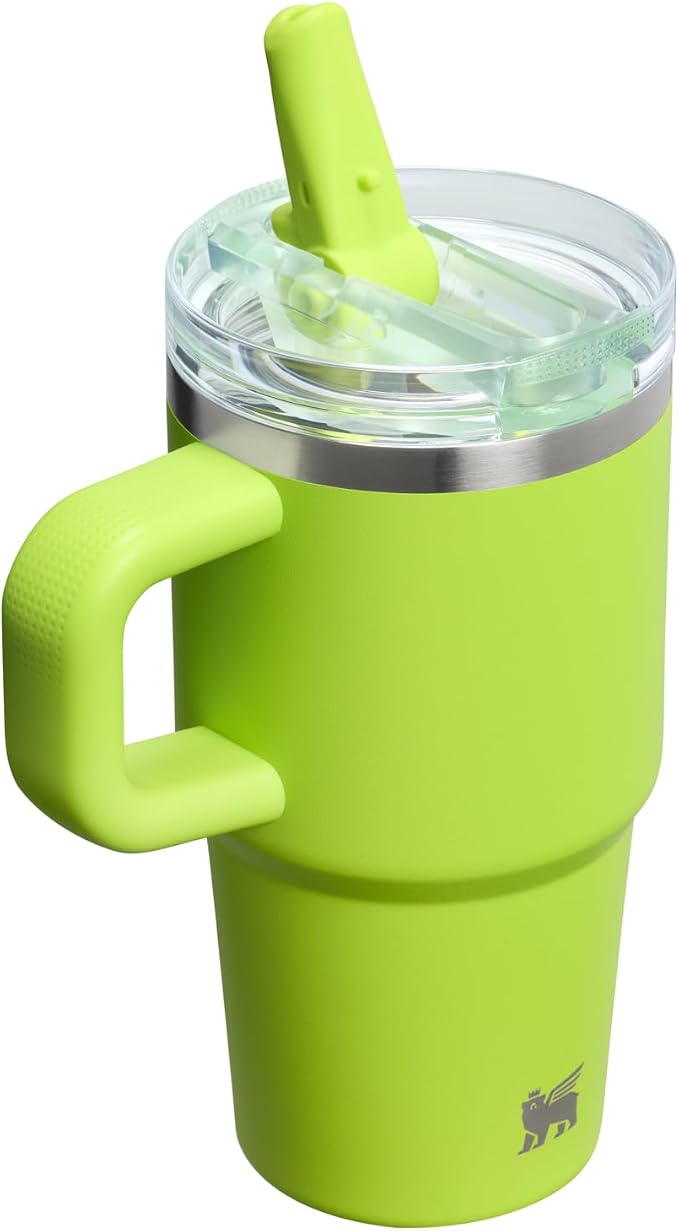 STANLEY Quencher ProTour Flipstraw Tumbler, 20 oz, Chartreuse | Built-In Straw - Image 3