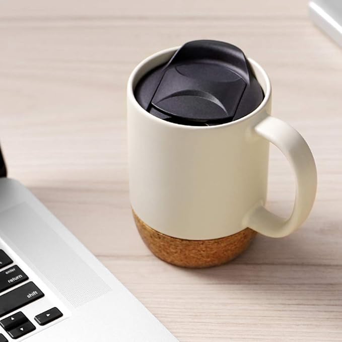 DOWAN Coffee Mugs Set of 2, 15 OZ Ceramic Mug - Image 7