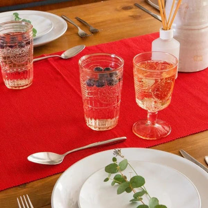 Bormioli Rocco Romantic Set Of 4 Tumbler Glasses, 11.5 Oz. Colored Crystal Glass - Image 2