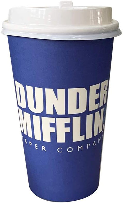 Silver Buffalo The Office Dunder Mifflin Logo, Paper Travel Cup, 16oz | - Image 4