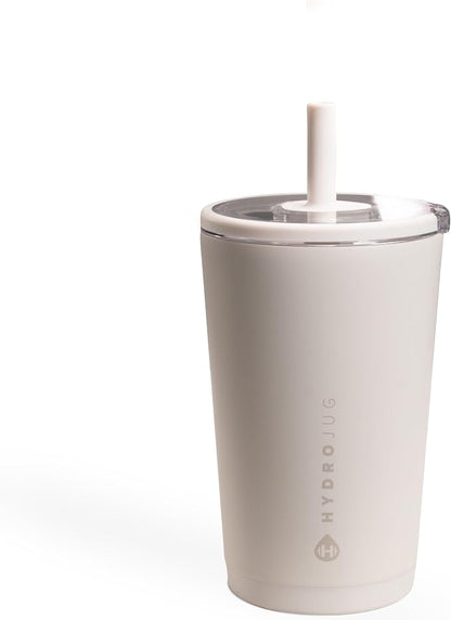 HydroJug Everyday Tumbler 14 oz, Ceramic-Lined Straw Cup by Hydrojug