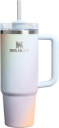 STANLEY Quencher H2.0 Flow State Tumbler, 30 oz, Sunrise Spiral | Handle and by Unknown